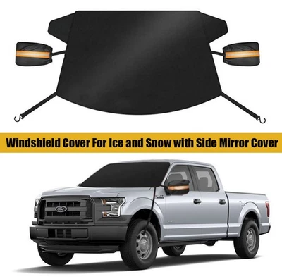 For Ford Winter Car Windshield Snow Cover Frost Ice Guard with Side Mirror Cover Foto 1 de 4
