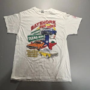 2017 Bayshore Fine Rides Car Show T-Shirt Baytown TX Größe M Gildan Cars Texas - Bild 1 von 13