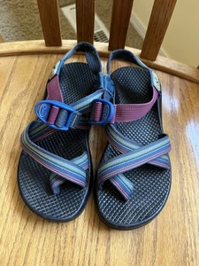 Chacos Z2 striped pink blue Size 5 Womens - Picture 1 of 7