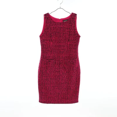 【Платья】CHANEL твидовое платье без рукавов вискоза хлопок шерсти розовый фиолетовый черный - Изображение 1 из 4