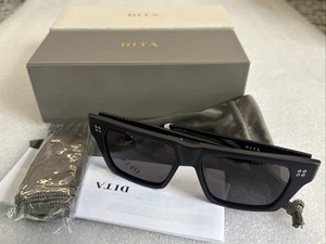 DEMO DITA VENZYN Sunglasses DTS720-A-03 Matte Black/silver Frame Gray Lens 56-16 - Picture 1 of 7