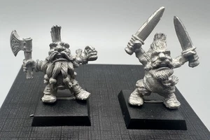 Warhammer Fantasy - Dwarfs - Slayers x 2 - Merodeador - Metal - 1990 - GW - Imagen 1 de 7