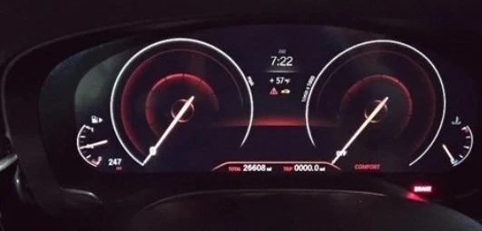 Cuadro medidor velocímetro 540i OE 2019-2020 26 k millas BMW Foto 1 de 4