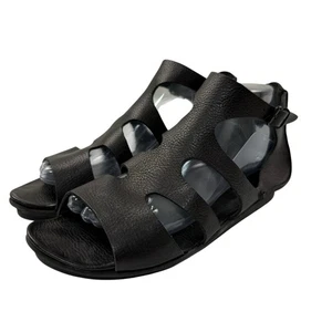 Trippen Arch F Penna Sohle knöchelhohe Sandale 40 schwarz Leder Avantgarde Größe 9 - Bild 1 von 10