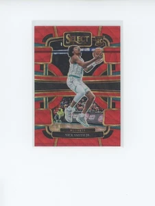 2023 Panini Select Nick Smith Jr #89 Concourse Ruby Red Wave Prizm Rookie RC - Picture 1 of 2
