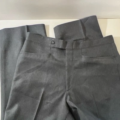 Calça social masculina cinza vintage anos 70 Jaymar SANSABELT tamanho 34 veja as medidas - Imagem 1 de 4