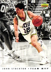 1992-93 Upper Deck - Team Mvp John Stockton #TM27 - Jazz - Bild 1 von 2
