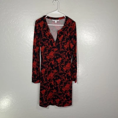Vestido Diane von Furstenberg para mujer 10 seda pixie manga larga floral DVF Foto 1 de 4