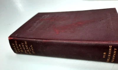 Vintage Book: What a Young Man Ought to Know. Stall 1897 Self & Sex Series, Vir. - Image 1 of 4