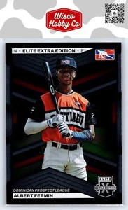 2023 Panini Elite Extra Edition Albert Fermin #179 Dominican Prospect League - Picture 1 of 2