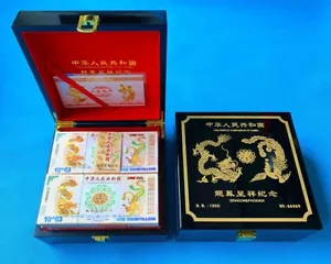 1000 Pieces Of Chinese 10^63 Dragon and Phoenix paper Banknotes/With box set - Picture 1 of 12