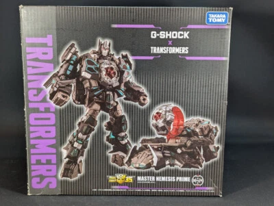 Transformers G-Shock Master Nemesis Prime complete Watch Takara 35th Annivarsary - Image 1 of 4