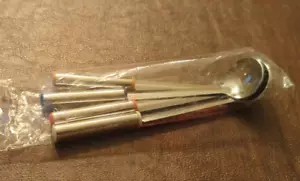 Set Of 4 Fondue / Sauce Spoons All One Size New In Package - Picture 1 of 5