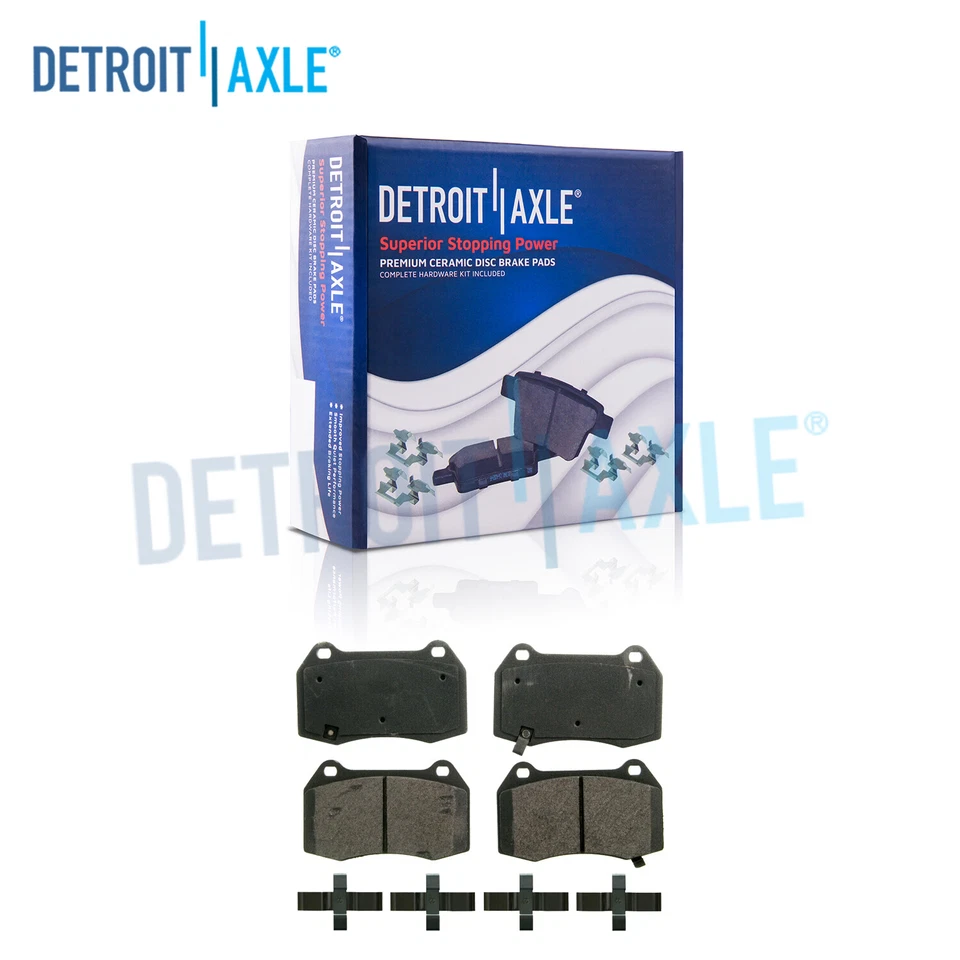 Front Ceramic Brake Pads with Hardware for Nissan Sentra 350Z Infiniti G35 - Image 1 of 1
