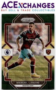 2022-23 Panini Prizm Premier League #57 Manuel Lanzini Green Yellow Wave Prizm - Bild 1 von 2