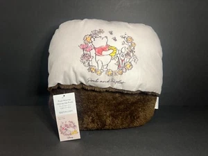 NWT Disney Winnie the Pooh 'Pooh & Piglet' Brown Fleece Foot Warmer 11 x 12" - Picture 1 of 6