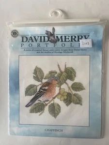 Heritage Stitchcraft Cross Stitch David Merry Portfolio 'Chaffinch' - Picture 1 of 3