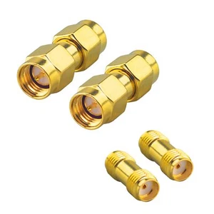 Sma Connectors Kit Antenna Cable Connector Sma Male To Male Sma Female To Female - Picture 1 of 8