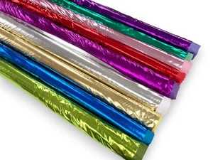 Stretch Foil Fabric Mirror Shine Metallic Jersey for Dance Costume Dressmaking - Picture 1 of 35