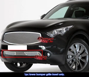 Fits Infiniti FX35/FX50 Bumper Stainless Mesh Grille 09-10 - Picture 1 of 2