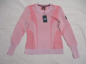 Under Armour UA IntelliKnit Phantom 2.0 Sweater Pink Women - Size Large - Picture 1 of 8
