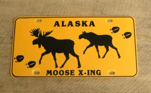 Targa booster in plastica Alaska Moose X-ing - Foto 1 di 6