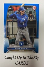 2023 Bowman Bobby Witt Jr Blue Paper Parallel #126/150 See Full Description