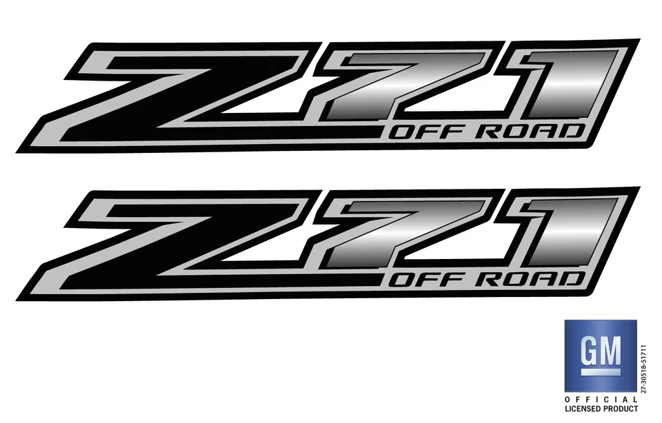 2014 2015 2016 2017 18 GMC Sierra Z71 OFF ROAD Bed Side Decal Stickers Set Of 2 - Image 1 of 1