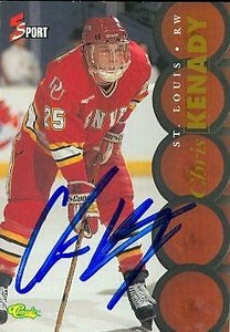Chris Kenady autographed Hockey Card (Denver, WCHA) 1995 Classic 5 Sport #139