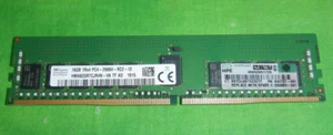 HP SK hynix 16GB 1RX4 PC4-2666V DDR4 ECC Reg Smart Memory 840757-091 @ X - Picture 1 of 4
