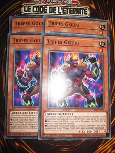 YU-GI-OH! PLAYSET (LOT DE 4) TRIPLES GOUKI ETCO-FR005 NEUF EDITION 1 FRANCAIS - Picture 1 of 1