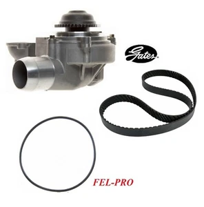 GATES Engine Water Pump & Belt &Gasket For CHEVROLET SILVERADO 2500 HD 6.6L 2016 - Picture 1 of 1