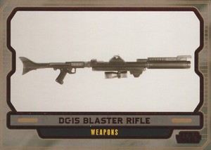 2013 Star Wars Galactic Files Series 2 Red Parallel DC-15 Blaster Rifle 599 /35