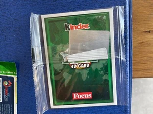 KINDER FERRERO CARD 3D PIENA E SIGILLATA - Foto 1 di 2