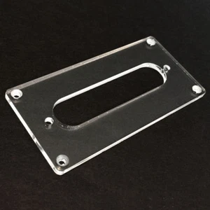Guitar Parts CONVERSION PICKUP MOUNTING RING - Humbucker Telecaster Neck - CLEAR - Picture 1 of 4