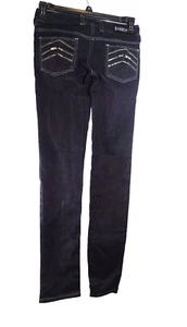 Baron & J Juniors Slim Indigo Dark Wash Jeans Size 28 - Picture 1 of 5