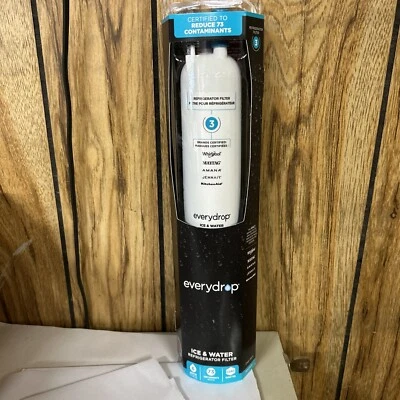 EVERYDROP Replacement ICE & WATER Refrigerator Filter #3 Whirlpool, Maytag - Image 1 of 4