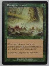 MAGIC THE GATHERING MTG 2003 SCOURGE GREEN DIVERGENT GROWTH INSTANT CARD