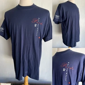 UNITED STATES POST OFFICE Vintage 80s Olympics Sponsor Screen Stars T-Shirt XL - Picture 1 of 8