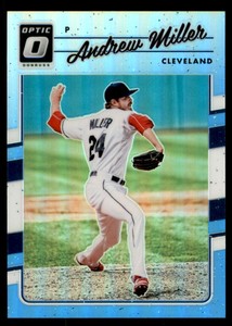 2017 Donruss Optic Carolina Blue #92 Andrew Miller /50