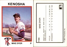 Mike Dyer 1987 ProCards #1165 Card *AutographDen*