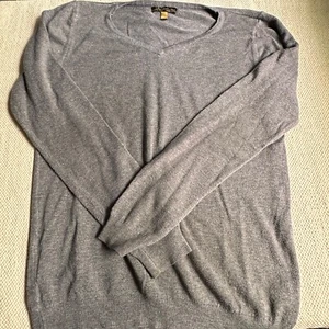 Baciano By Bacci Medium Gray Long Sleeve V-Neck Size Medium - Picture 1 of 3