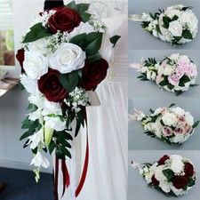 Artificial Bride Bouquet Wedding Flower Brides Bouquet Bridesmaid Supply