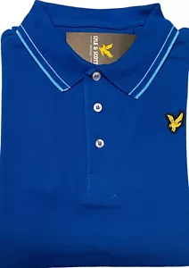 LYLE AND SCOTT SHORT SLEEVE PREMIUM QUALITY POLO SHIRT - Picture 1 of 9
