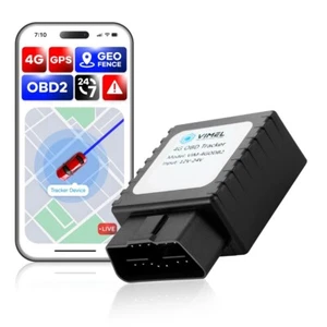 4G LIVE GPS Tracker OBD2 Geo-Fence Vehicle Monitoring Security Tracking - Picture 1 of 6