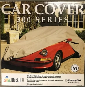 Block-It Car Cover 300 Series Size M Up to 15' Kimberly Clark New Open box - Picture 1 of 3