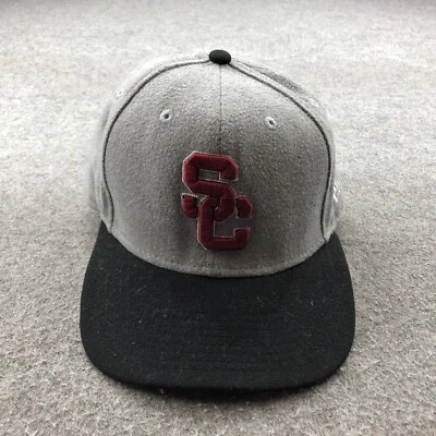 USC Trojans Hat Cap Mens Snapback Embroidered Logo Spell Out Wool Blend - Image 1 of 4