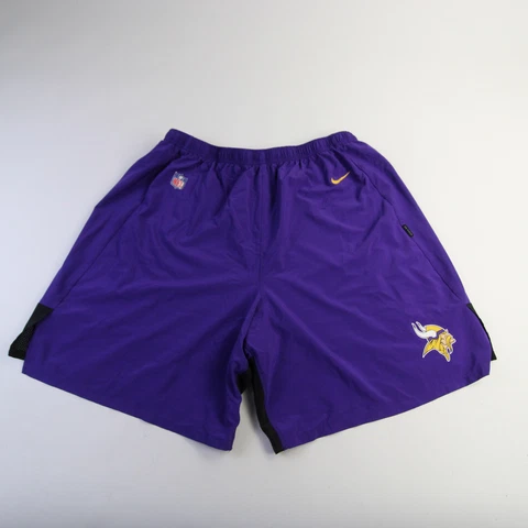 Minnesota Vikings Nike NFL On Field Apparel Dri-Fit Practice Shorts Men's New Cover