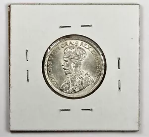1917 C Newfoundland Quarter 25 Cent - BU - Uncirculated - KM#17 - Picture 1 of 2