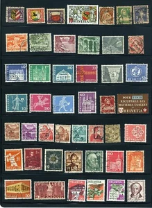 Switzerland Used Stamp Lot - All different & unchecked Swiss08 - Ships Free - Picture 1 of 1